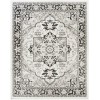 Nourison Dekor Ivory Charcoal DEK08 7 ft. 10 in. x 9 ft. 10 in. Rect. Rug