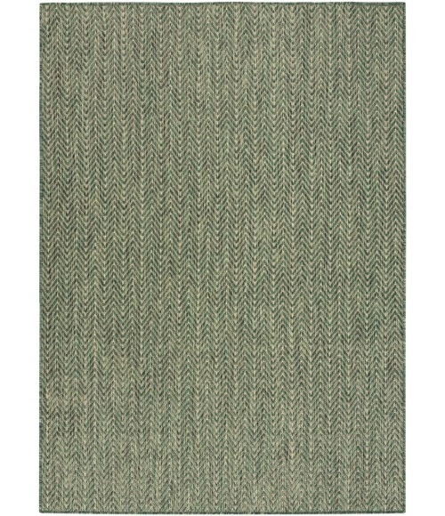 Nourison Horizon Indoor/Outdoor Green HOZ02 6 ft. X 9 ft. Rect. Rug