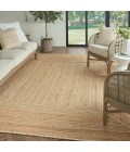 Nourison Terrazzo Jute Natural TRJ01 8 ft. X 10 ft. Rect. Rug