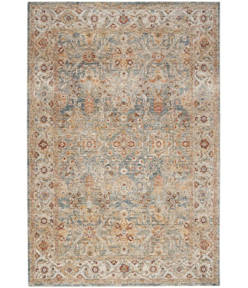 Nourison Petra Blue Rug PTR03 7 ft. 10 in. X 10 ft. 4 in. Rect. - Rugs Town Nourison Petra Blue PTR03 7 ft. 10 in. X 10 ft. 4 in. Rect. Rug