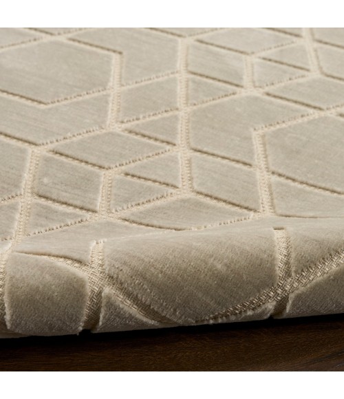 Nourison Washable Charm Silver Ivory WCH01 4 ft. X 6 ft. Rect. Rug