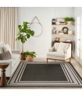 Nourison Horizon Indoor/Outdoor Black HOZ03 8 ft. X 10 ft. Rect. Rug