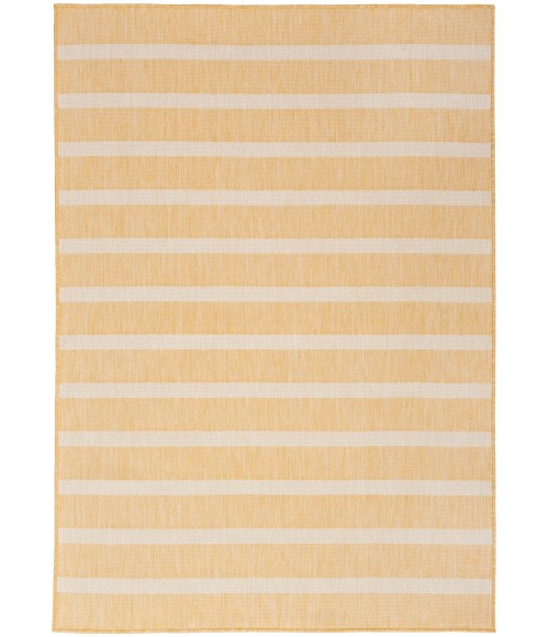 Nourison Positano Yellow Ivory POS03 6 ft. X 9 ft. Rect. Rug