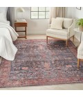 Nourison Brilliance Machine Washable Navy Brick Rug WSB02 5 ft. 3 in. X 7 ft. 3 in. Rect. - Rugs Town Nourison Brilliance Machine Washable Navy Brick WSB02 5 ft. 3 in. X 7 ft. 3 in. Rect. Rug