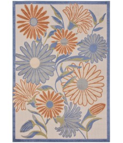 Nourison Aloha Beige Multicolor ALH33 3 ft. 6 in. X 5 ft. 6 in. Rect. Rug