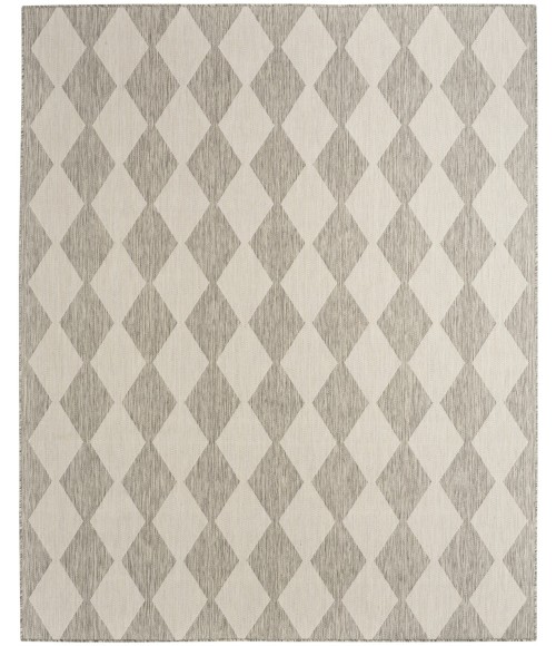 Nourison Positano Light Grey POS04 6 ft. X 9 ft. Rect. Rug