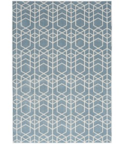 Nourison Washable Charm Blue Ivory WCH01 6 ft. X 9 ft. Rect. Rug