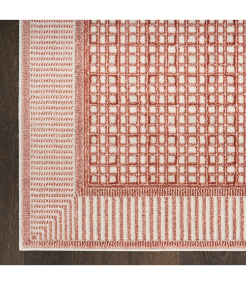 Nourison Nordic Brick Ivory NRC03 5 ft. X 7 ft. Rect. Rug