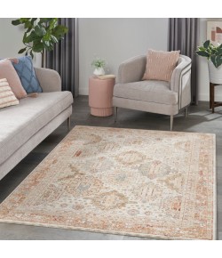 Nourison Petra Ivory Multicolor PTR01 5 ft. 3 in. X 7 ft. 8 in. Rect. Rug