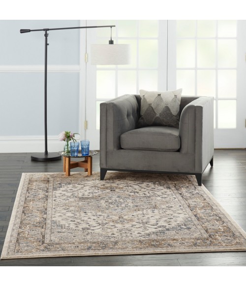 Nourison Concerto Ivory Grey CNC05 6 ft. X 9 ft. Rect. Rug