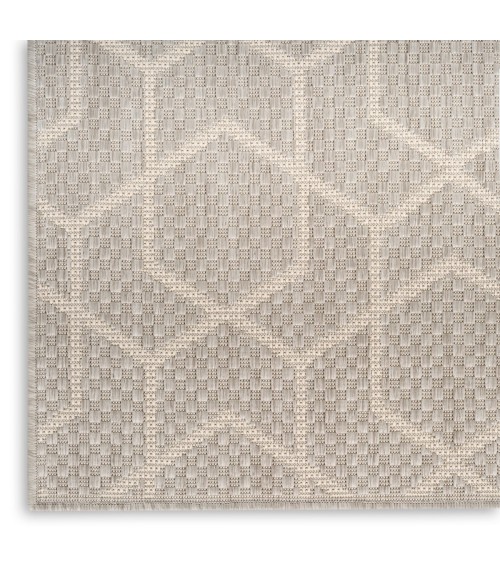 Nourison Horizon Indoor/Outdoor Grey HOZ01 10 ft. X 14 ft. Rect. Rug