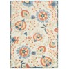 Nourison Home Aloha ALH17 Grey Multicolor 3 ft. 6 in. X 5 ft. 6 in. Area Rug