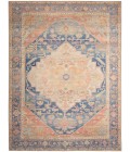 Nourison Vintage Washables Blue Coral VWS13 9 ft. X 12 ft. Rect. Rug