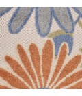 Nourison Aloha Beige Multicolor ALH33 5 ft. 3 in. X 7 ft. 5 in. Rect. Rug