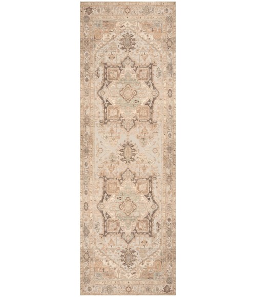 Nourison Vintage Washables Coral Mint VWS11 2 ft. X 6 ft. Rect. Rug