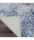 Nourison Damask Iory Navy DAS06 2 ft. 3 in. x 7 ft. 6 in. Rect. Rug