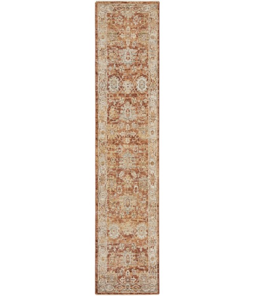 Nourison Petra Rust PTR02 2 ft. 3 in. X 10 ft. 2 in. Rect. Rug