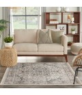 Nourison Concerto Ivory Grey CNC05 4 ft. X Square Rug
