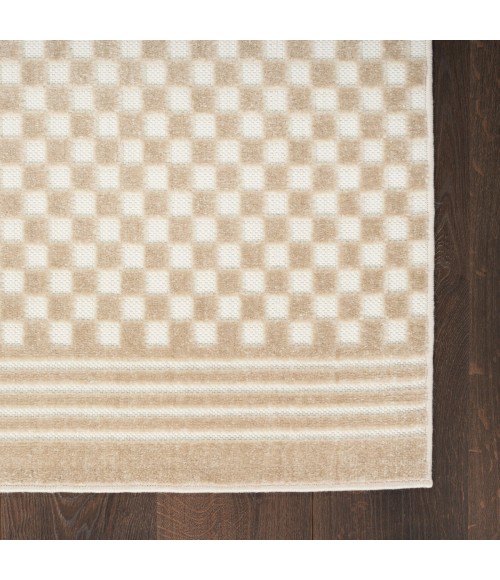 Nourison Casual Beige CSU02 2 ft. X 6 ft. Rect. Rug