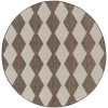 Nourison Positano Natural POS04 6 ft. X Round Rug