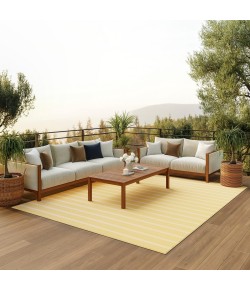 Nourison Positano Yellow Ivory POS03 7 ft. X 10 ft. Rect. Rug