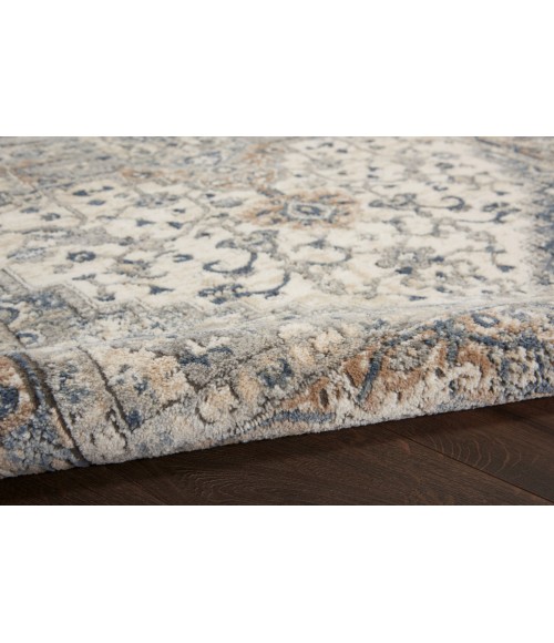 Nourison Concerto Ivory Grey CNC05 10 ft. X Round Rug