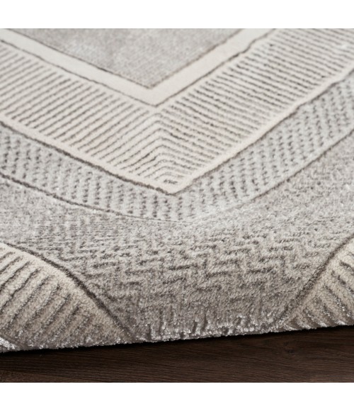 Nourison Glam Silver GLM07 3 ft. 11 in. X 5 ft. 11 in. Rect. Rug
