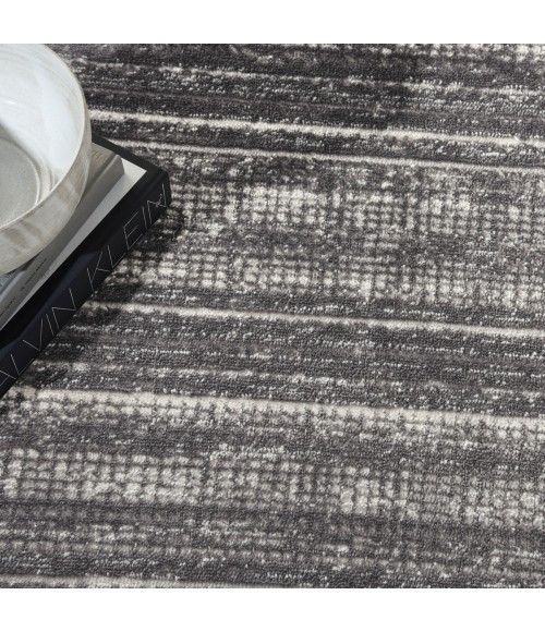 Calvin Klein CK011 Verdant Charcoal Ivory VRD04 8 ft. X 10 ft. Rect. Rug