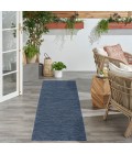 Nourison Practical Solutions Navy Blue PSL01 2 ft. 2 in. X 8 ft. Rect. Rug