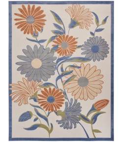 Nourison Aloha Beige Multicolor ALH33 9 ft. X 12 ft. Rect. Rug