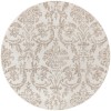 Nourison Jubilant Ivory Beige JUB09 5 ft. 3 in. X Round Rug