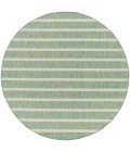 Nourison Positano Blue Green Ivory POS03 8 ft. X Round Rug