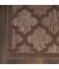 Nourison Easy Care Brown NES01 2 ft. 2 in. X 10 ft. Rect. Rug
