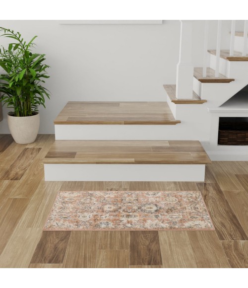 Nourison Oushak Home Rust OUS01 2 ft. X 4 ft. Rect. Rug