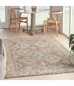 Nourison Petra Blue PTR01 3 ft. 11 in. X 5 ft. 11 in. Rect. Rug