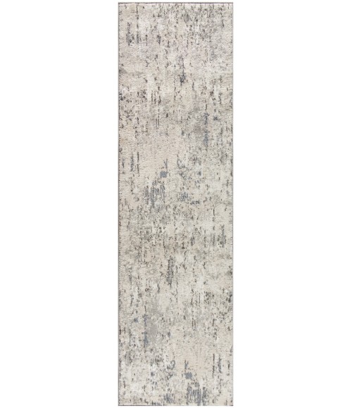 Nourison Concerto Ivory Blue Grey CNC01 2 ft. 2 in. X 7 ft. 6 in. Rect. Rug