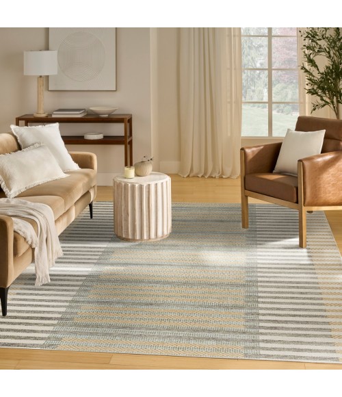 Nourison Nordic Ivory Multicolor NRC15 8 ft. X 10 ft. Rect. Rug