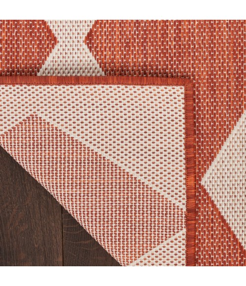 Nourison Positano Terracotta POS04 9 ft. X 12 ft. Rect. Rug