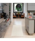 Nourison Cozy Modern Ivory Grey CMD03 2 ft. 2 in. X 6 ft. Rect. Rug