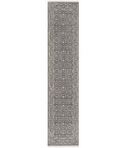 Nourison Outlines Charcoal Ivory OLN04 2 ft. 2 in. X 10 ft. Rect. Rug