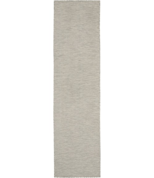 Nourison Positano Light Grey POS01 2 ft. X 6 ft. Rect. Rug