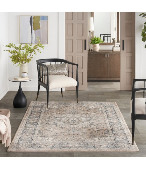 Nourison Concerto Beige Grey CNC05 5 ft. 3 in. X 7 ft. 3 in. Rect. Rug