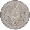 Nourison Nyle Ivory Charcoal NYE01 7’10” X Round Rug Nourison Nyle Ivory Charcoal NYE01 7’10” X Round Rug