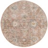 Nourison Oushak Home Rust OUS01 7 ft. 10 in. X Round Rug