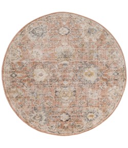 Nourison Oushak Home Rust OUS01 7 ft. 10 in. X Round Rug
