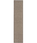 Nourison Tulum Brown TLM03 2 ft. 2 in. X 8 ft. Rect. Rug