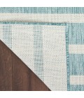 Nourison Positano Aqua Ivory POS03 2 ft. 2 in. X 8 ft. Rect. Rug
