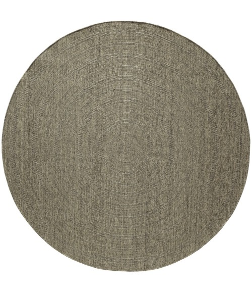 Nourison Tulum Olive TLM04 8 ft. X Round Rug