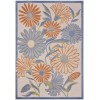 Nourison Aloha Beige Multicolor ALH33 5 ft. 3 in. X 7 ft. 5 in. Rect. Rug
