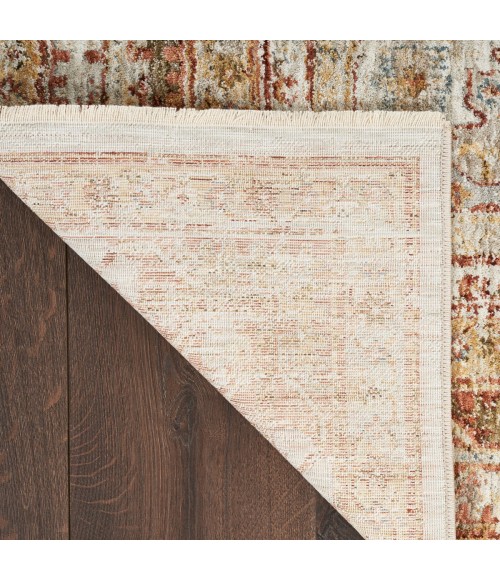 Nourison Petra Ivory Multicolor PTR01 2 ft. 3 in. X 10 ft. 2 in. Rect. Rug